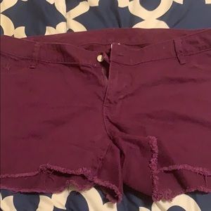 Old navy purple shorts